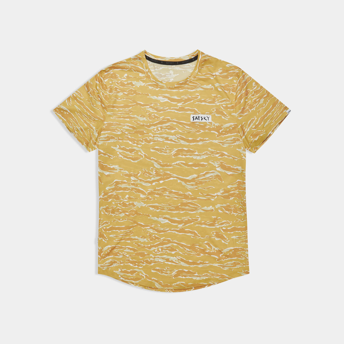 Saysky Tiger Combat T-Shirt Jaune Camo 1064 SM25007