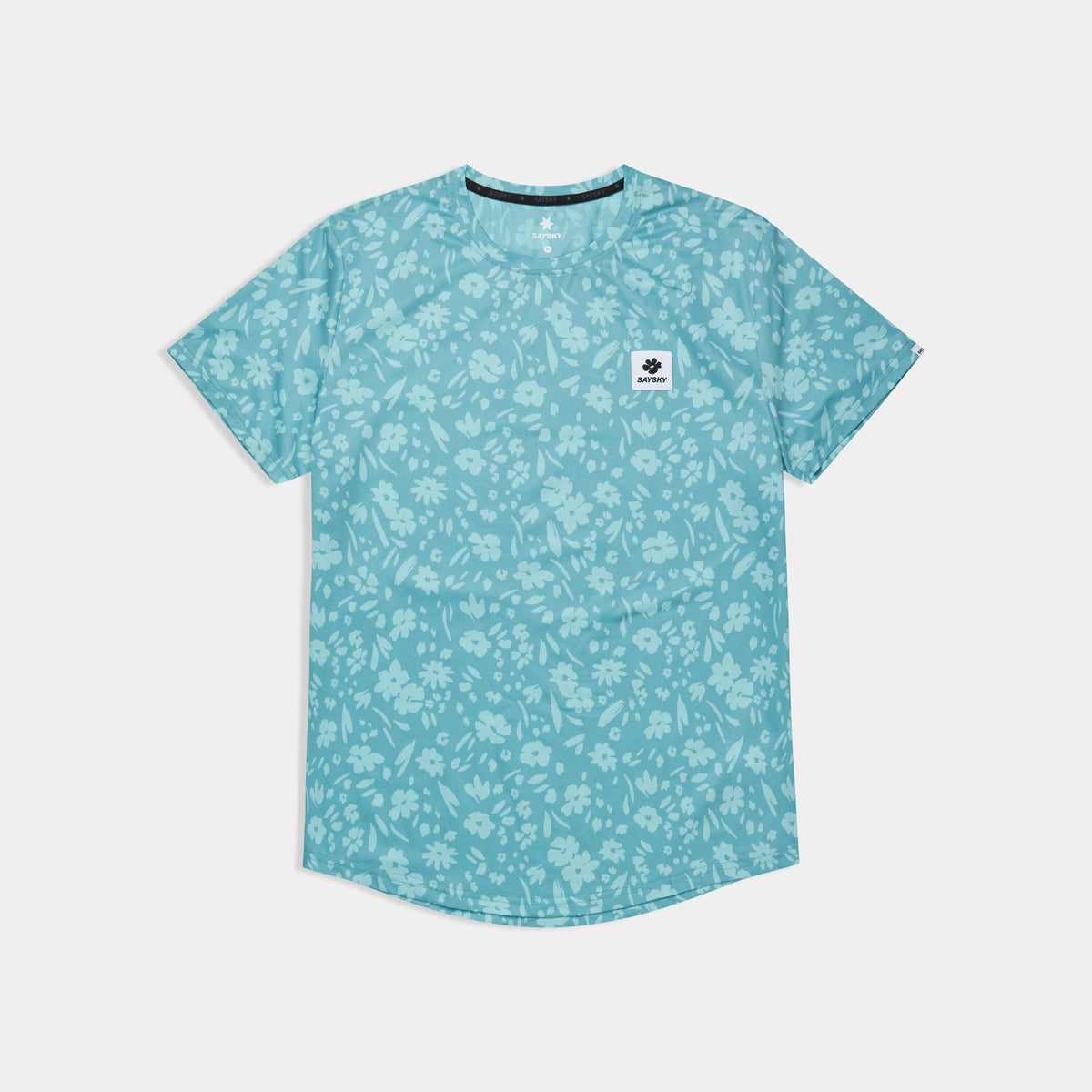 Saysky Flower Combat T-Shirt Bleu Clair Flower 1066 SM25012