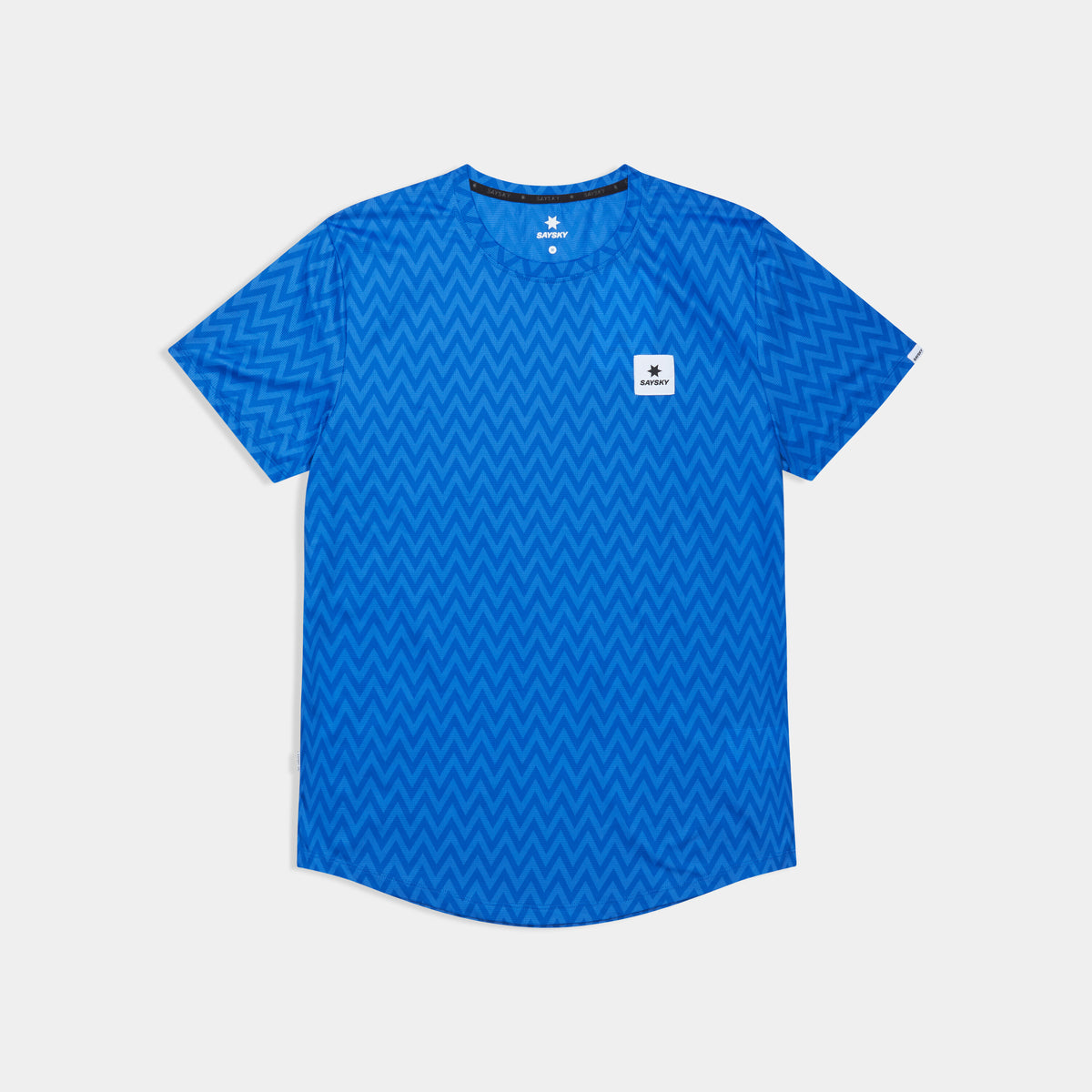Saysky Zig Zag Combat T-Shirt Bleu Zig Zag 1063 SM25026