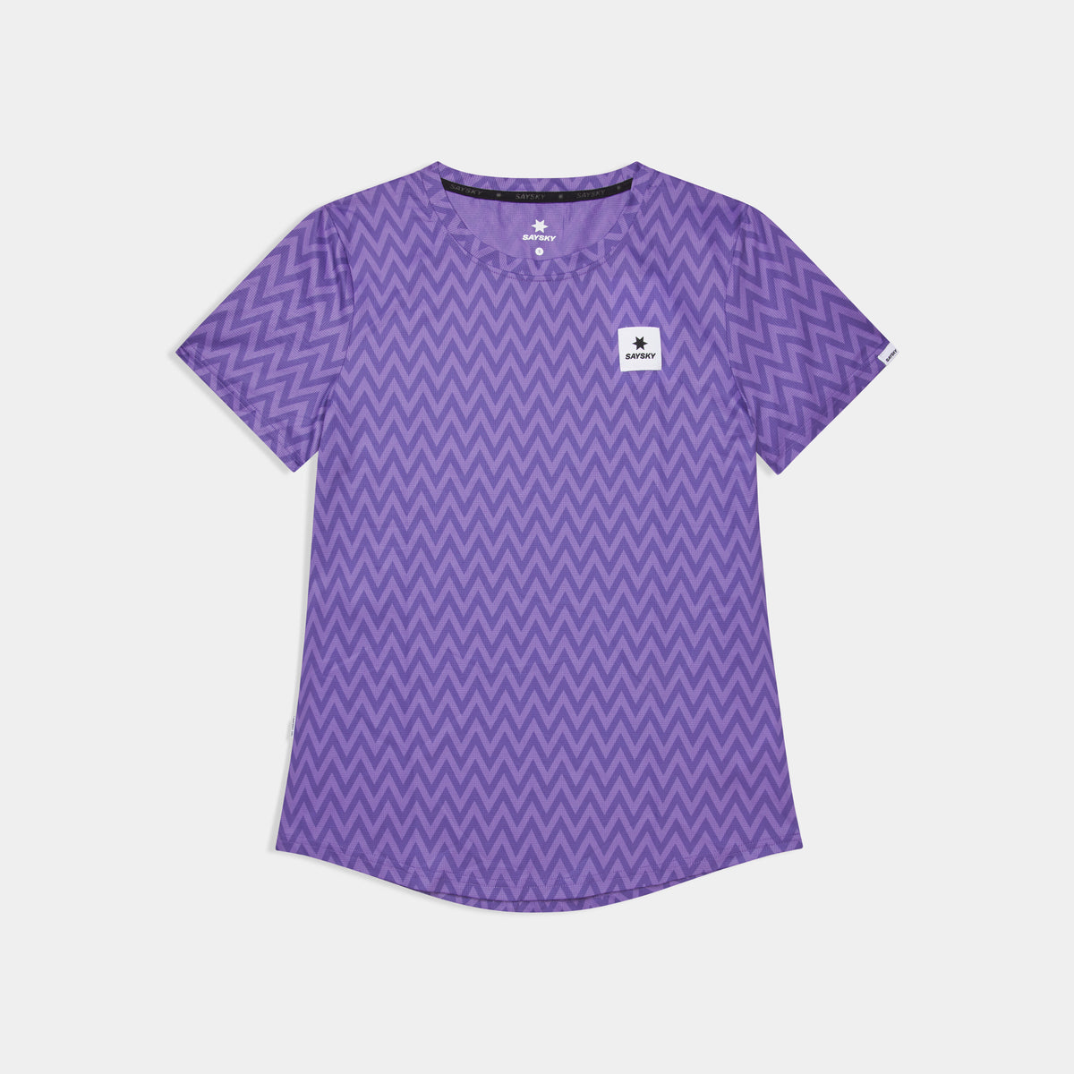 Saysky Zig Zag Combat T-Shirt Violet Zig Zag 1061 SW25012