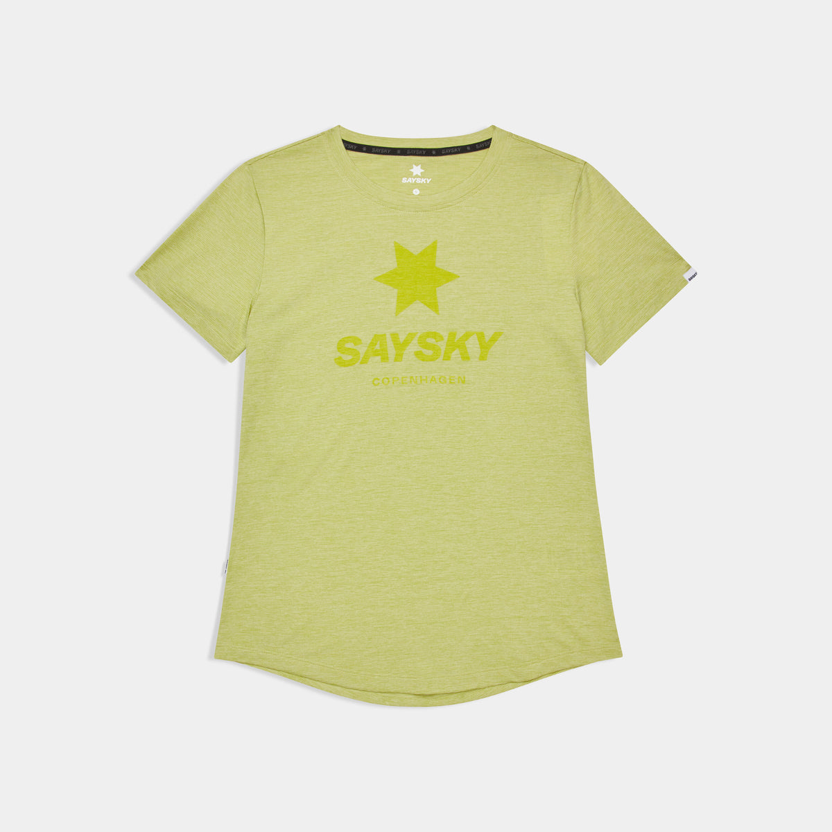Saysky Logo Combat Pro T-shirt Jaune 4009 SW25005