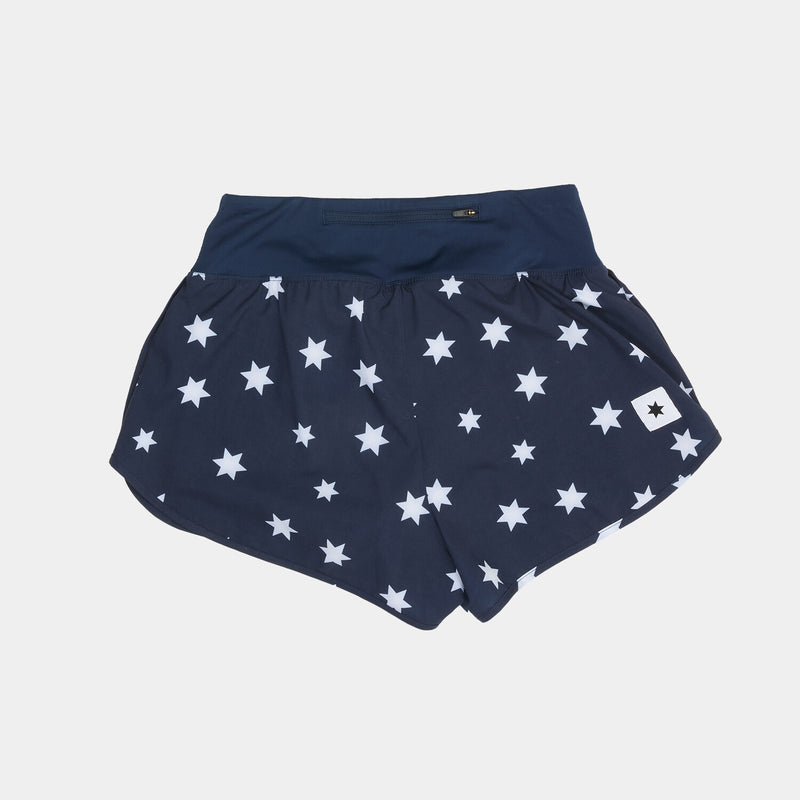 Saysky Star Pace Shorts 3" Bleu/Blanc Stars 1028 NWRSH24C1028