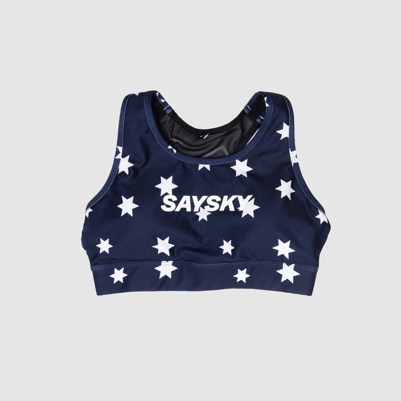 Saysky Star Combat Sports Bra Bleu/Blanc Stars 1028 NWRSB30C1028