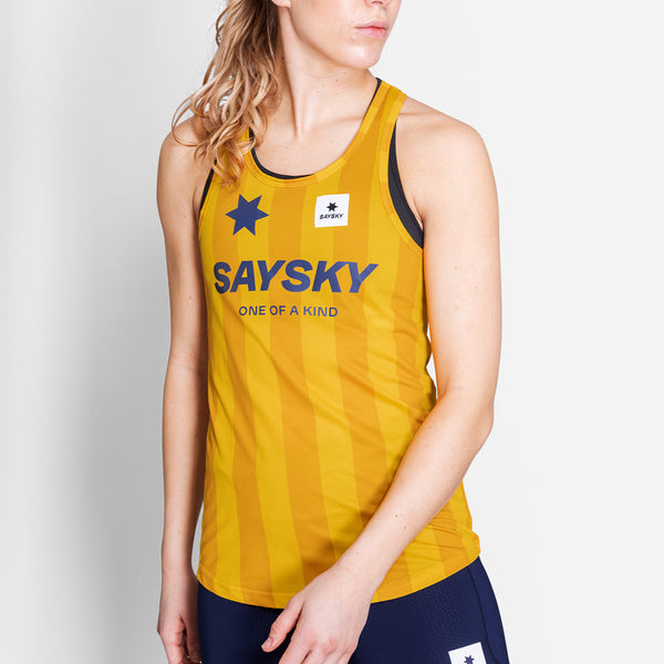 Saysky Combat Singlet Jaune Stripes 008 NWRSI31C008