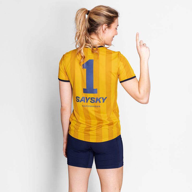 Saysky Combat T-shirt Jaune Stripes 008 NWRSS31C008