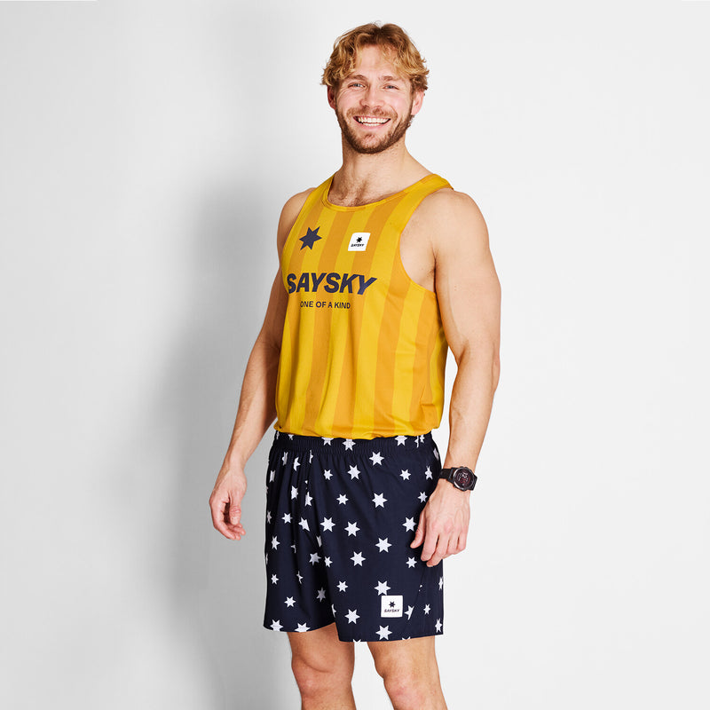 Saysky Star Pace Shorts 5'' Bleu/Blanc Stars 1028 NMRSH21C1028