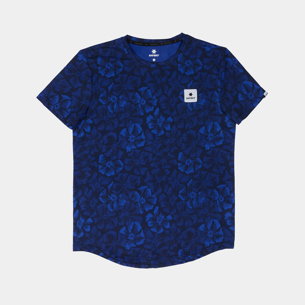 Saysky Flower Combat T-Shirt Bleu Flower 1029 NMRSS31C1029