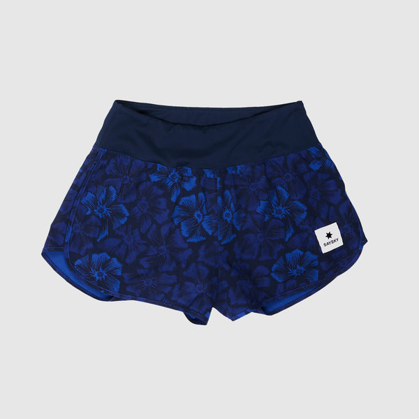 Saysky Flower Pace Shorts 3" Bleu Flower 1029 NWRSH24C1029