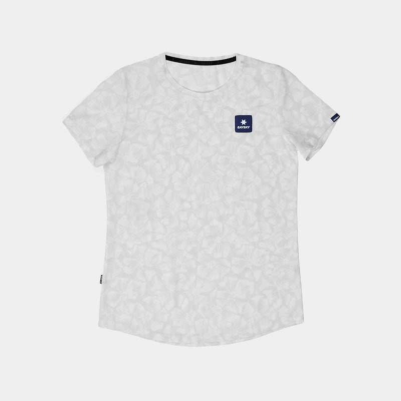 Saysky Flower Combat T-Shirt Blanc Flower 1030 NWRSS31C1030