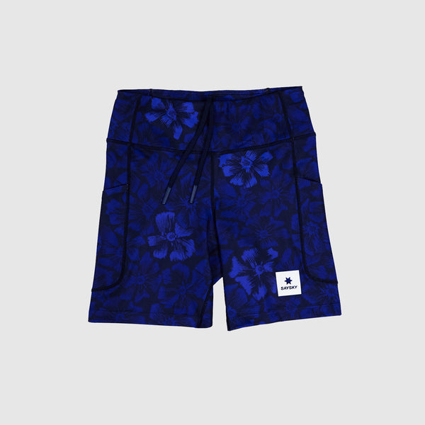 Saysky Flower Combat+ Short Tights 7" Bleu Flower 1029 NWRST30C1029