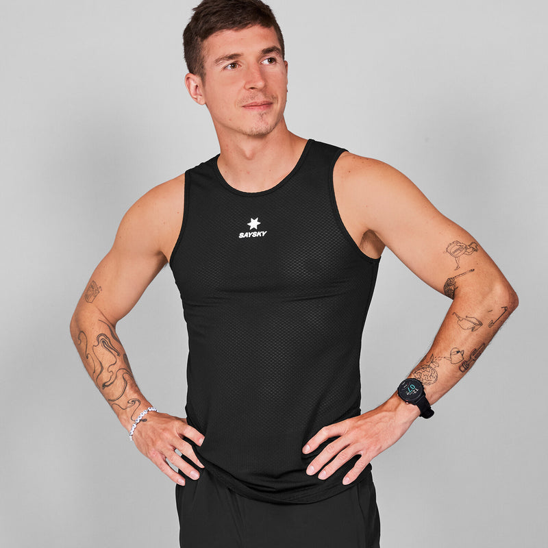 Saysky Mesh Base Layer Singlet Noir 901 XMRBL31C901