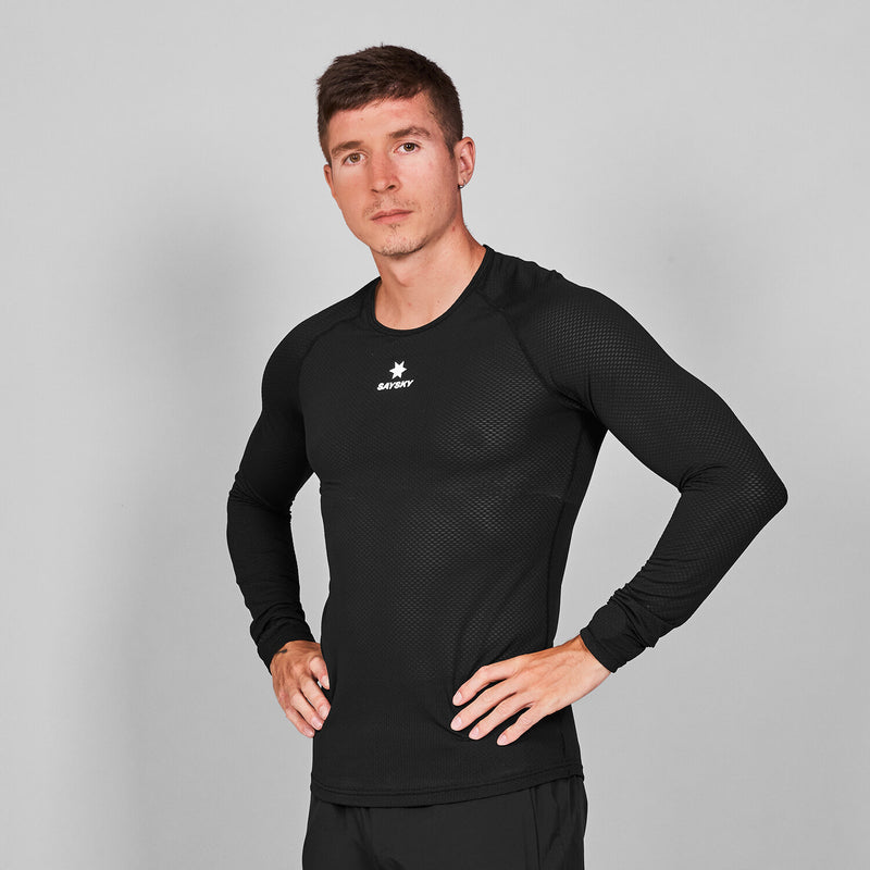 Saysky Mesh Base Layer Long Sleeve Noir 901 XMRBL32C901