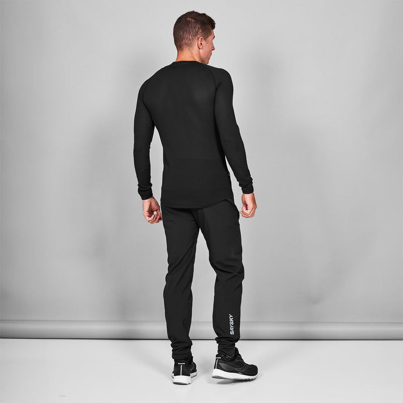 Saysky Mesh Base Layer Long Sleeve Noir 901 XMRBL32C901