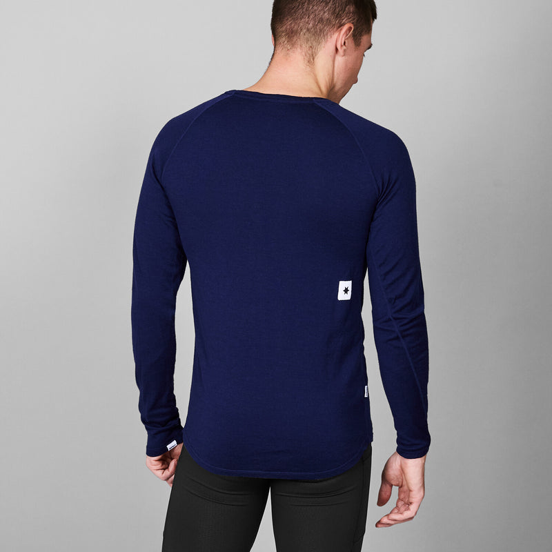 Saysky Merino 165 Base Layer Long Sleeve Bleu 201 XMRLS40C201