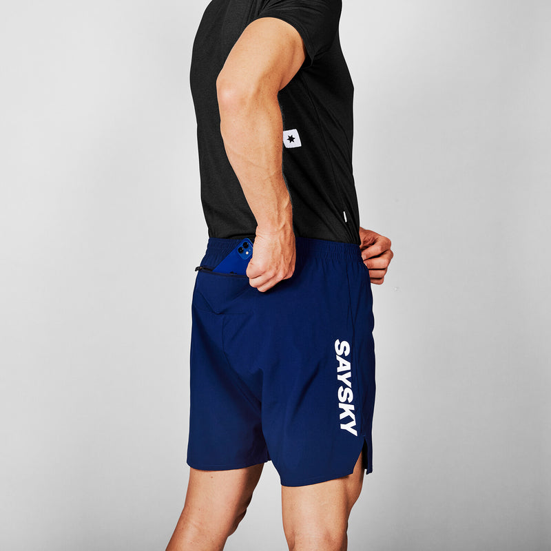 Saysky Pace Shorts 6" Bleu 201 XMRSH22C201