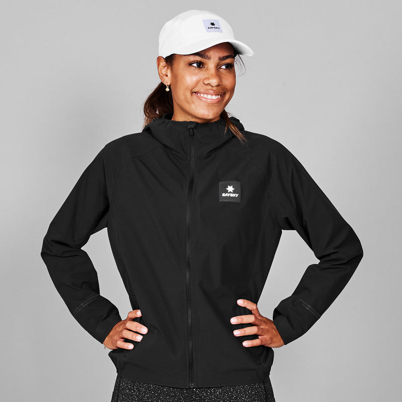 Saysky Clean Pace Flex Hooded Jacket Noir 901 XWRJA20C901