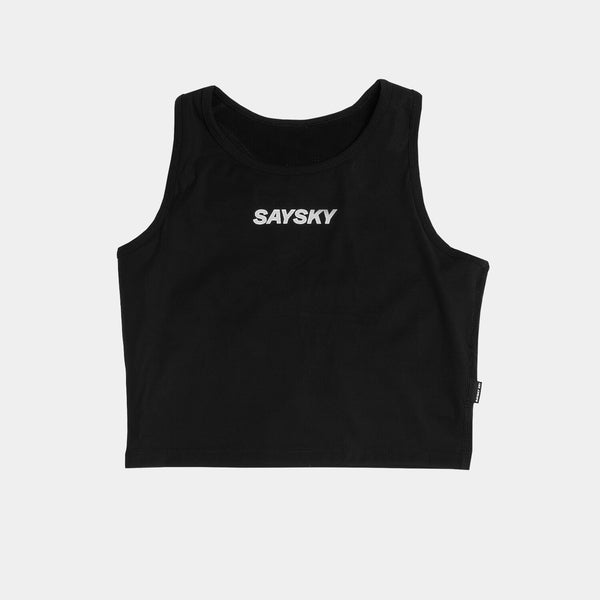 Saysky Flow Race Crop Top Noir 901 XWRSB61C901