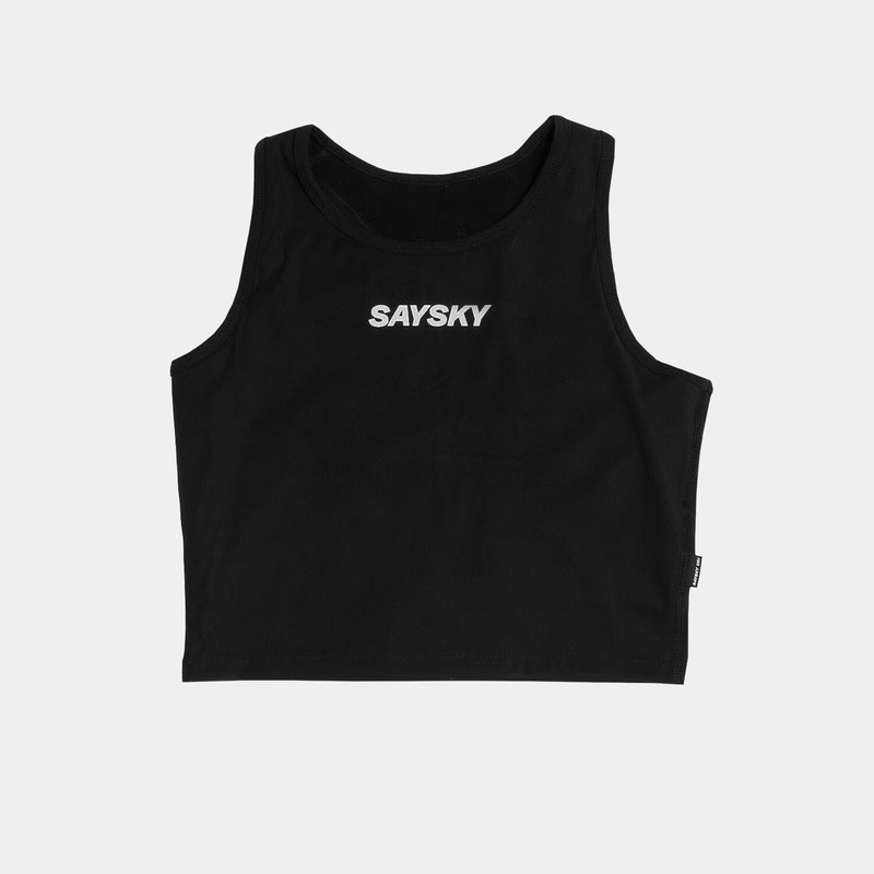 Saysky Flow Race Crop Top Noir 901 XWRSB61C901