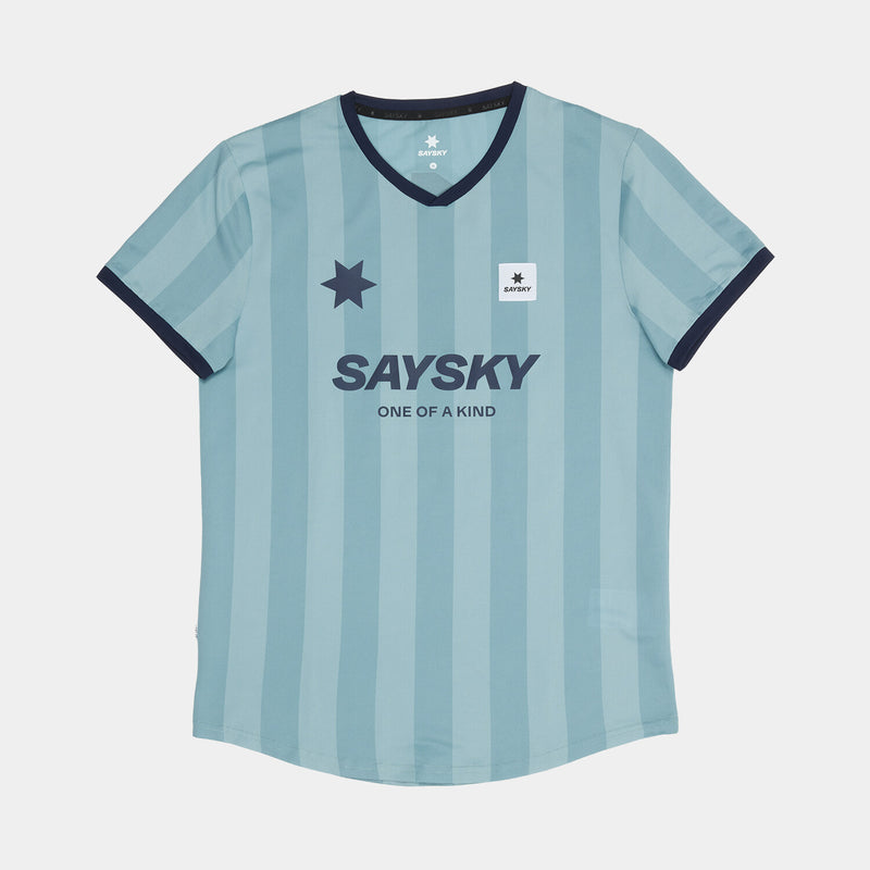 Saysky Combat T-shirt Bleu Stripes 007 NMRSS31C007