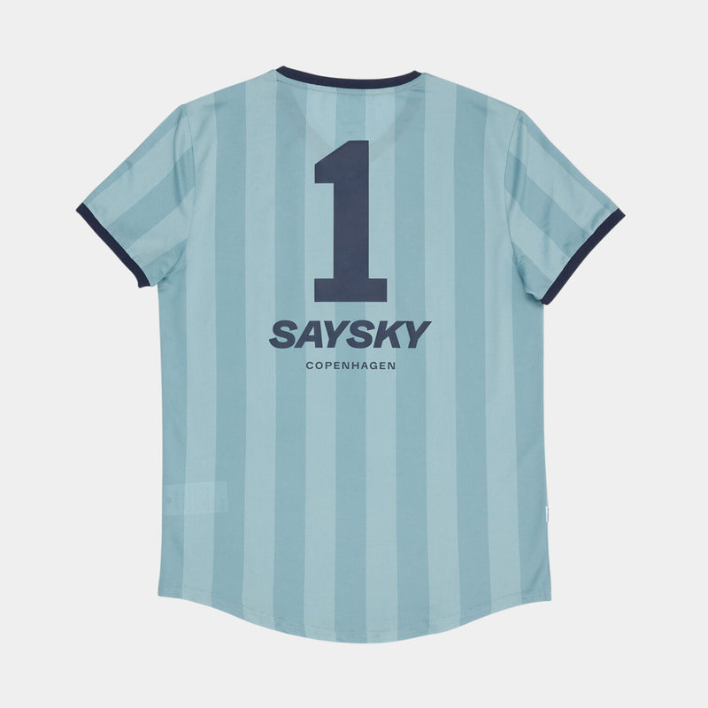 Saysky Combat T-shirt Bleu Stripes 007 NMRSS31C007