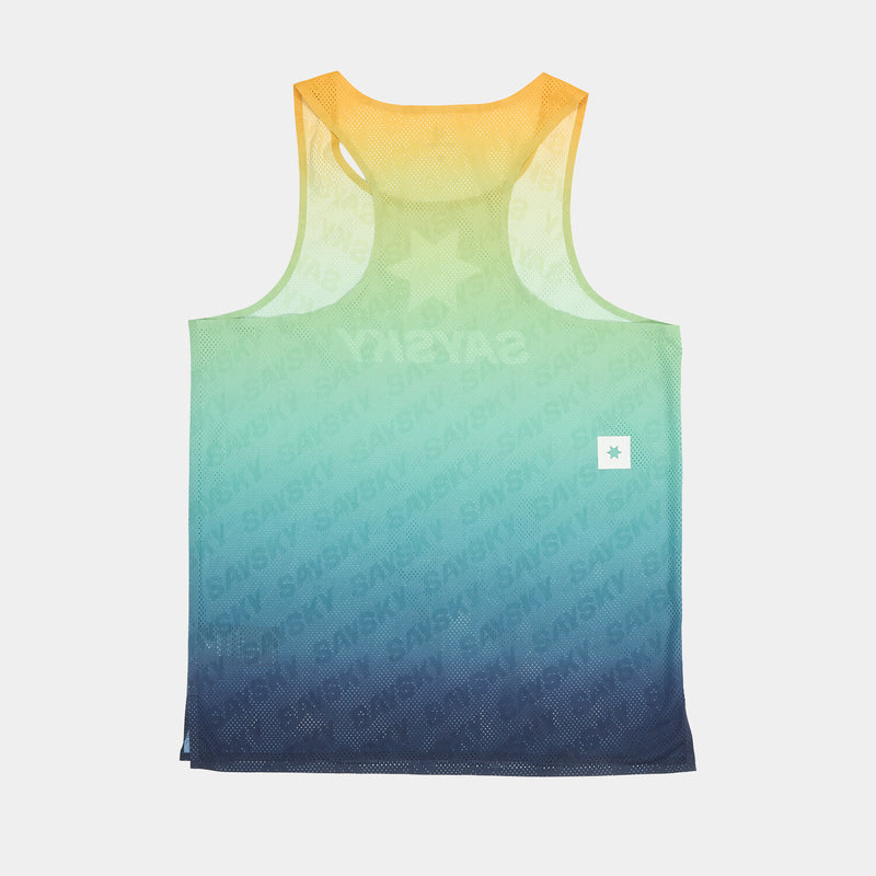 Saysky Drip Dye Flow Air Singlet Bleu/Jaune/Vert Drip Dye 1032 NMRSI62C1032