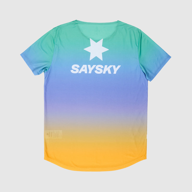 Saysky Drip Dye Flow T-Shirt Violet/Vert/Jaune Drip Dye 1033 NMRSS60C1033