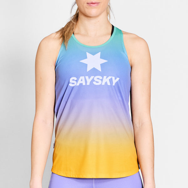 Saysky Drip Dye Flow Singlet Violet/Vert/Jaune Drip Dye 1033 NWRSI60C1033
