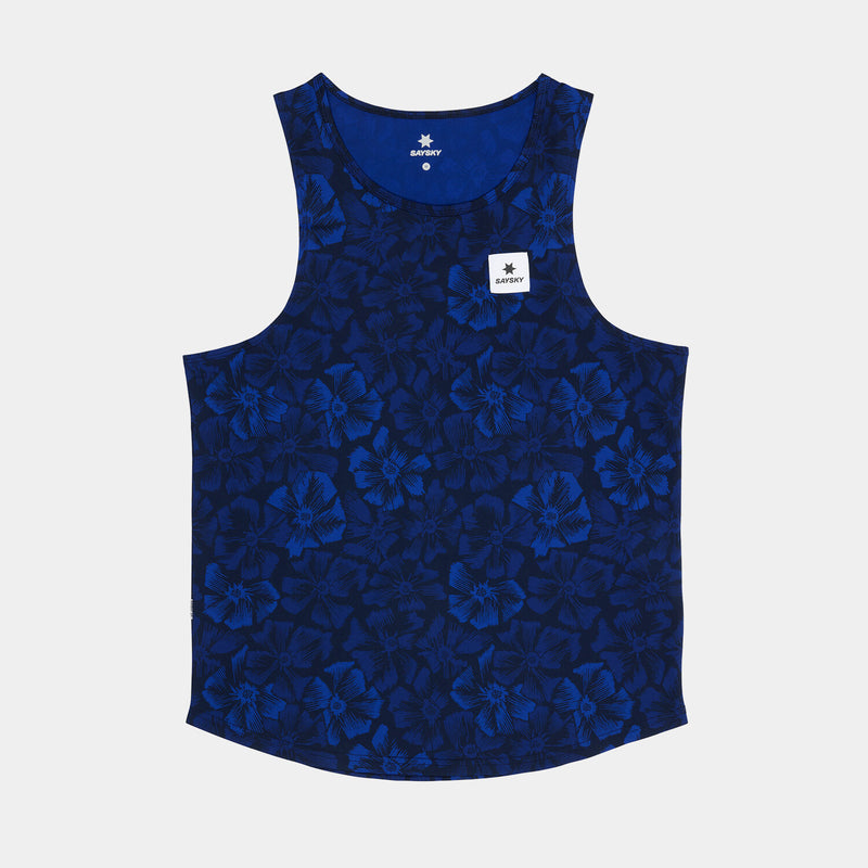 Saysky Flower Combat Singlet Bleu Flower 1029 NMRSI31C1029