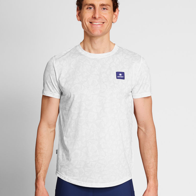 Saysky Flower Combat T-Shirt Blanc Flower 1030 NMRSS31C1030