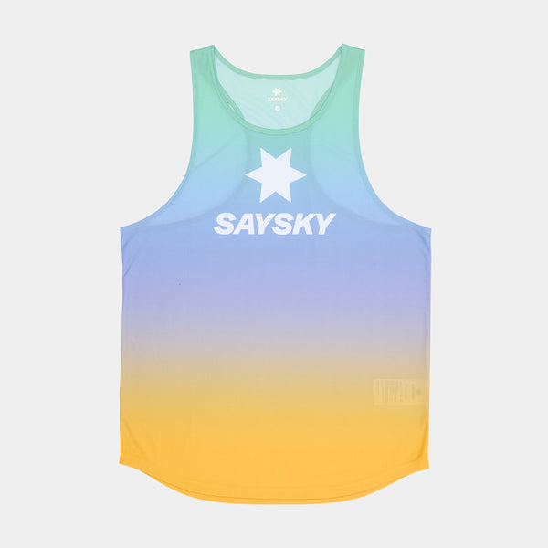 Saysky Drip Dye Flow Singlet Violet/Vert/Jaune Drip Dye 1033 NMRSI60C1033