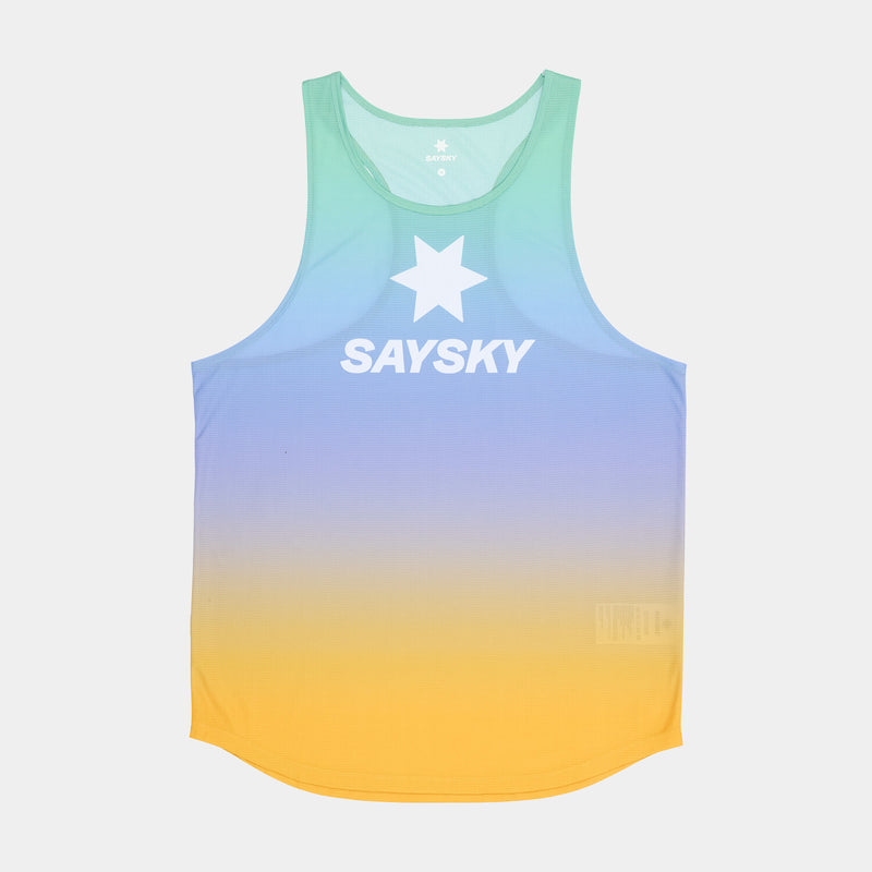 Saysky Drip Dye Flow Singlet Violet/Vert/Jaune Drip Dye 1033 NMRSI60C1033