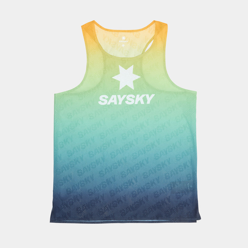 Saysky Drip Dye Flow Air Singlet Bleu/Jaune/Vert Drip Dye 1032 NMRSI62C1032