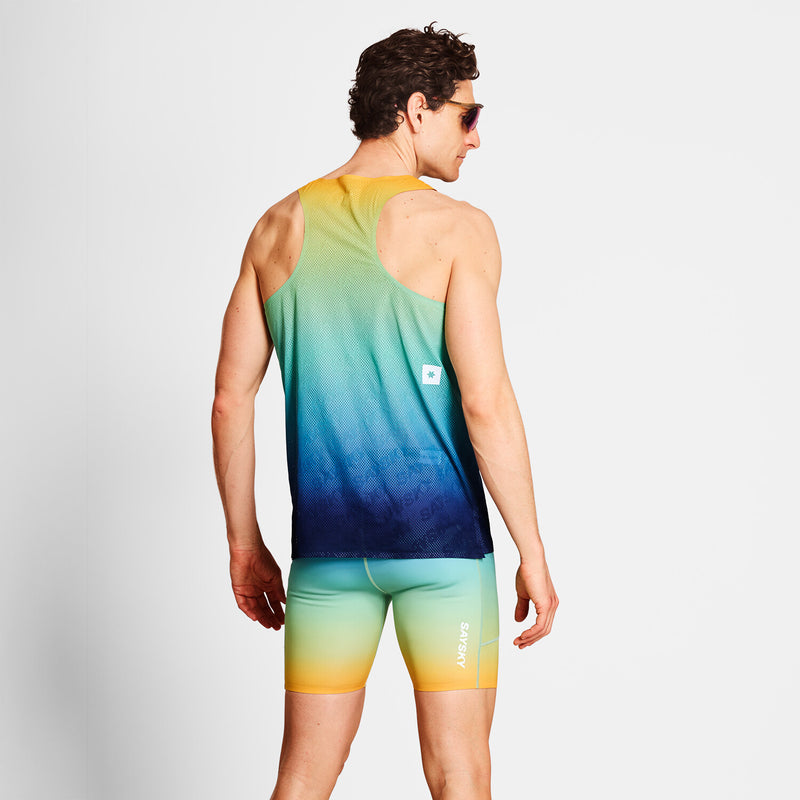 Saysky Drip Dye Flow Air Singlet Bleu/Jaune/Vert Drip Dye 1032 NMRSI62C1032