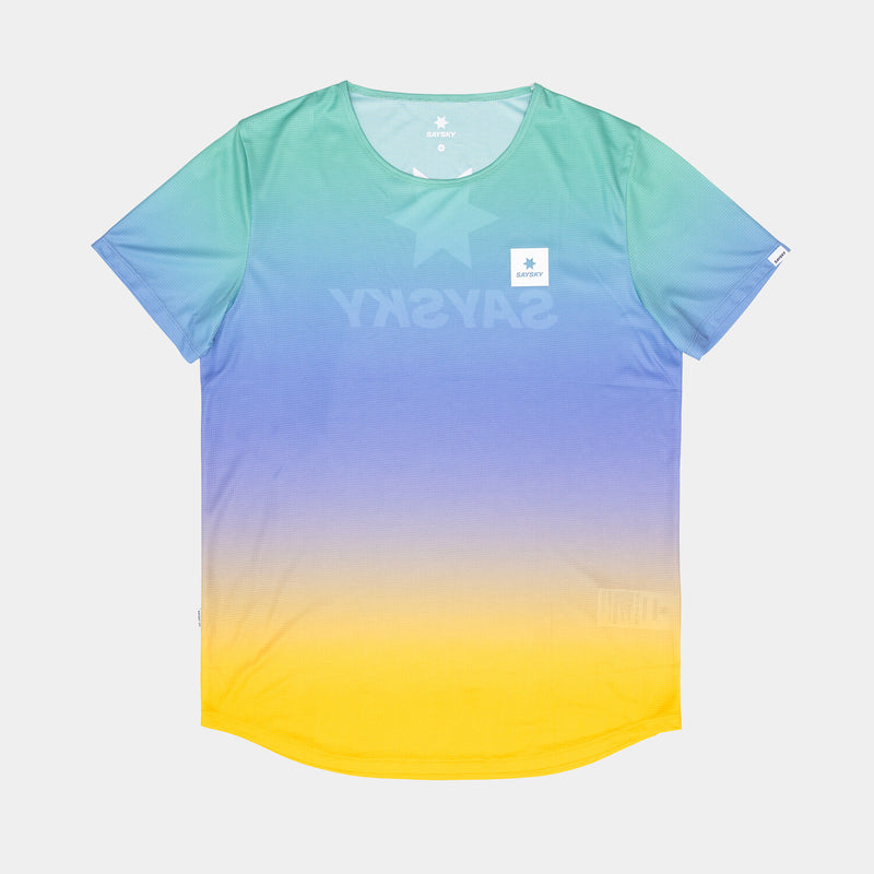 Saysky Drip Dye Flow T-Shirt Violet/Vert/Jaune Drip Dye 1033 NMRSS60C1033