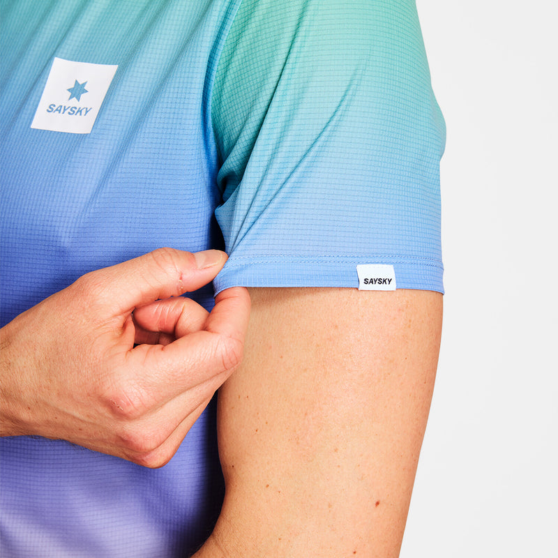 Saysky Drip Dye Flow T-Shirt Violet/Vert/Jaune Drip Dye 1033 NMRSS60C1033