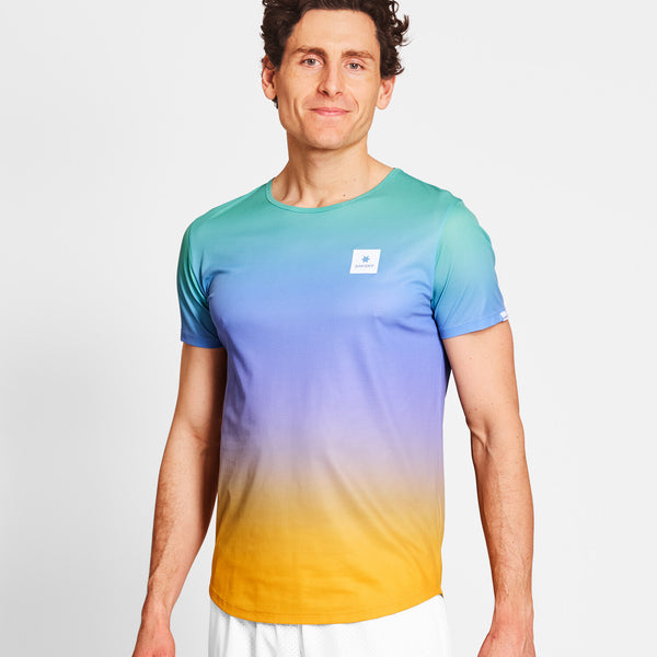 Saysky Drip Dye Flow T-Shirt Violet/Vert/Jaune Drip Dye 1033 NMRSS60C1033