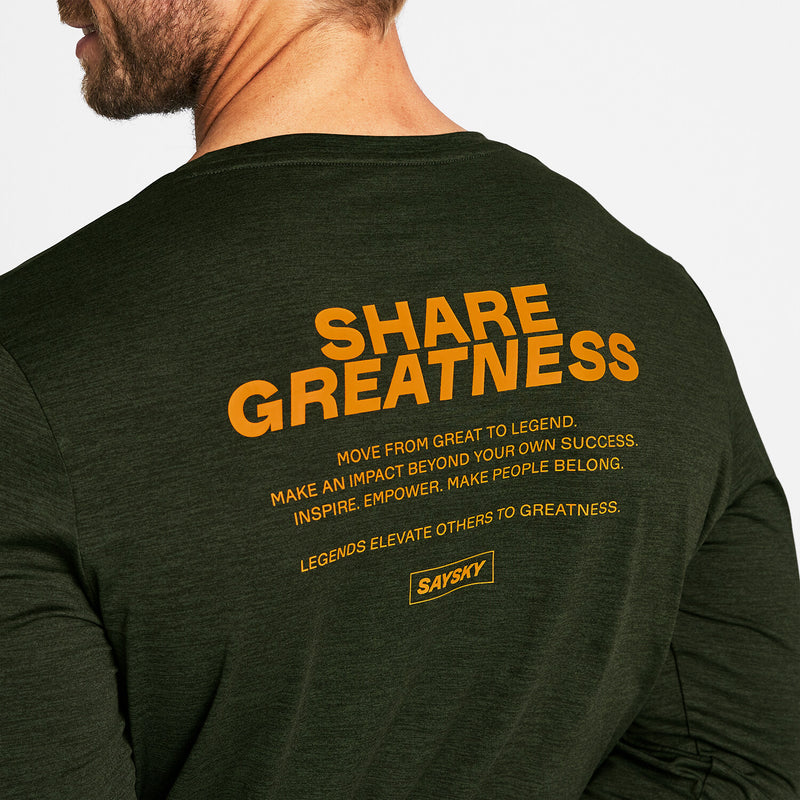 Saysky Statement Pace Long Sleeve Vert 3001 OMRLS22C3001