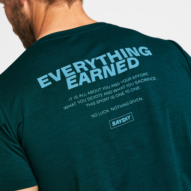 Saysky Statement Pace T-Shirt Vert 3010 OMRSS21C3010