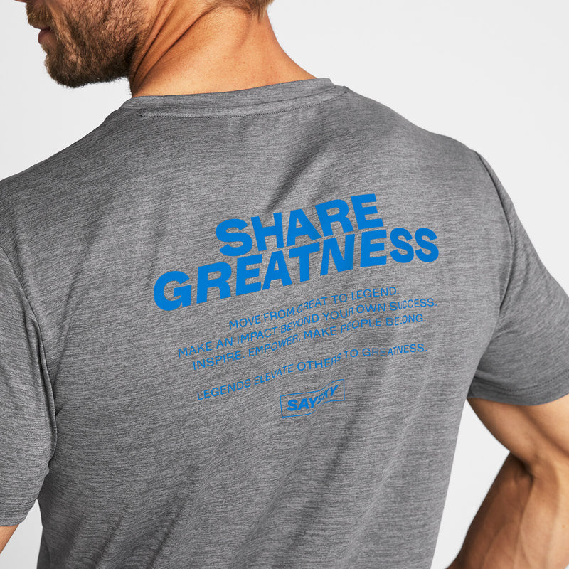 Saysky Statement Pace T-Shirt Gris 6004 OMRSS21C6004