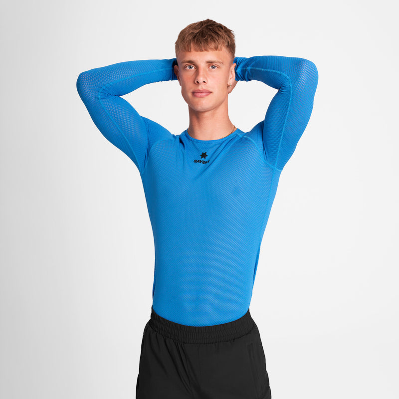 Saysky Mesh Base Layer Long Sleeve Bleu 220 OMRBL32C220