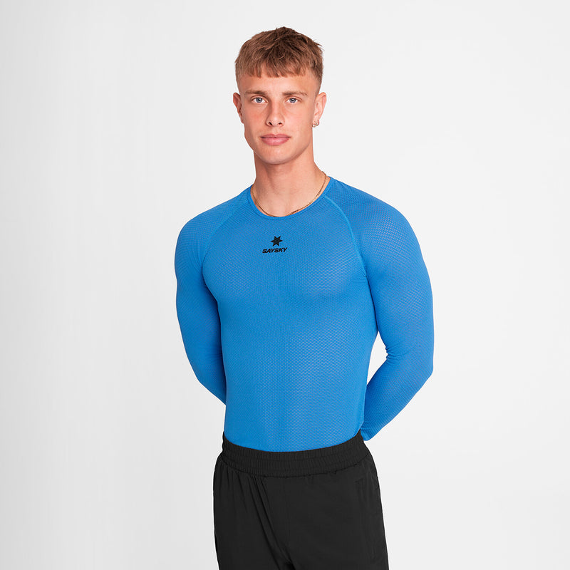 Saysky Mesh Base Layer Long Sleeve Bleu 220 OMRBL32C220