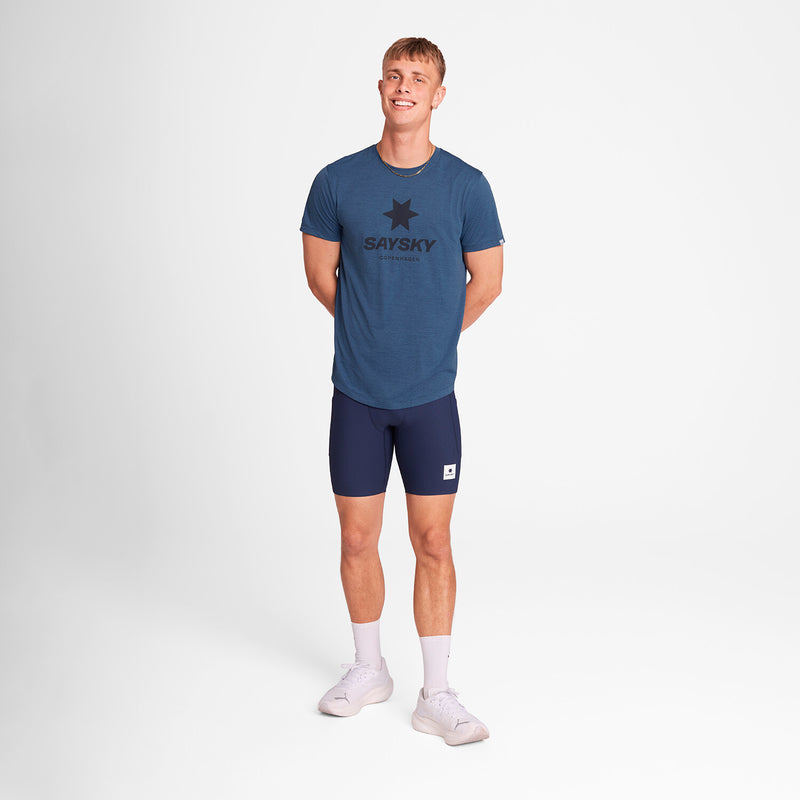 Saysky Combat Pro T-shirt Bleu 2012 OMRSS30C2012