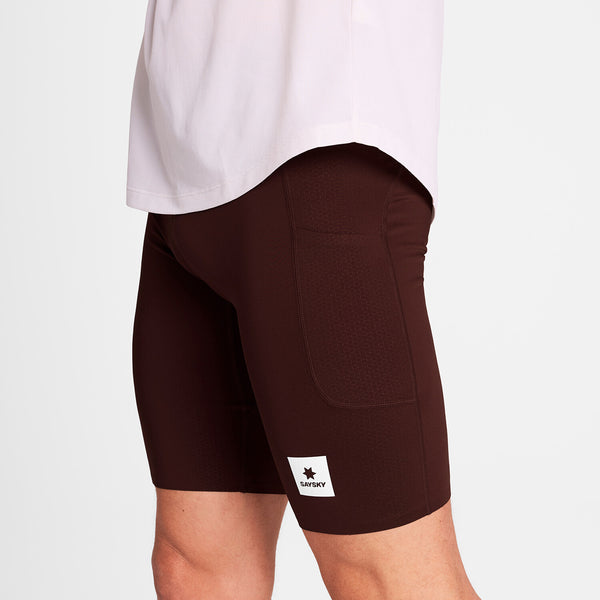 Saysky Combat+ Short Tights 9'' Rouge 508 OMRST31C508