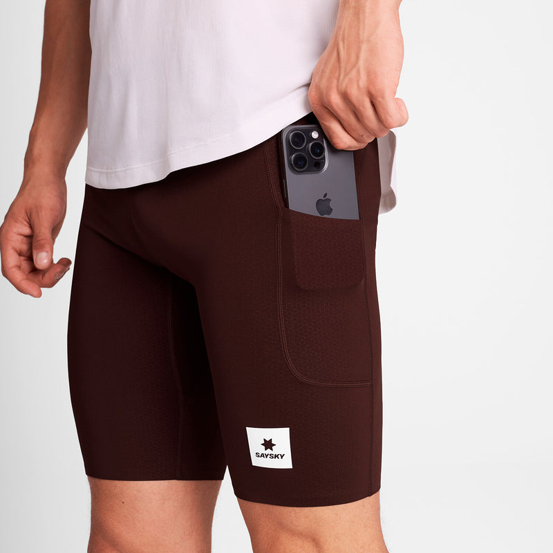 Saysky Combat+ Short Tights 9'' Rouge 508 OMRST31C508