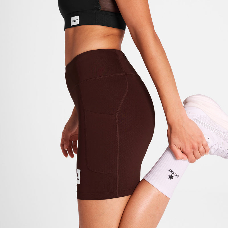 Saysky Combat+ Short Tights 7'' Rouge 508 OWRST30C508