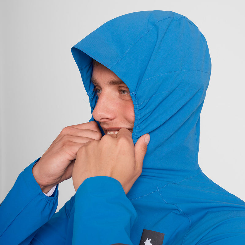 Saysky Clean Pace Flex Hooded Jacket Bleu 220 OMRJA20C220