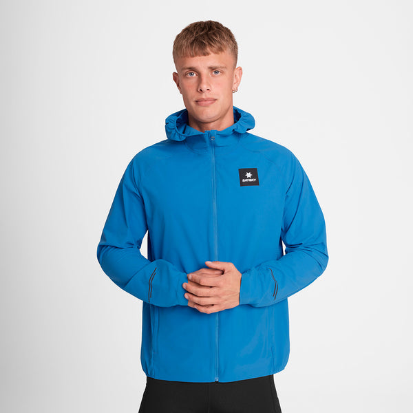 Saysky Clean Pace Flex Hooded Jacket Bleu 220 OMRJA20C220