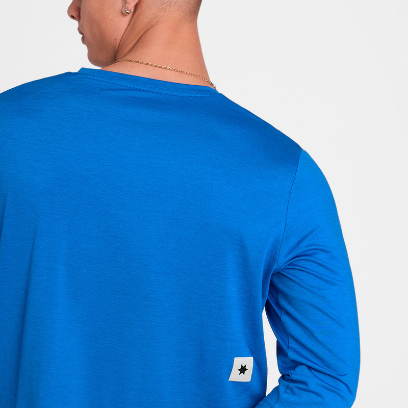 Saysky Clean Pace Long Sleeve Bleu 2014 OMRLS20C2014
