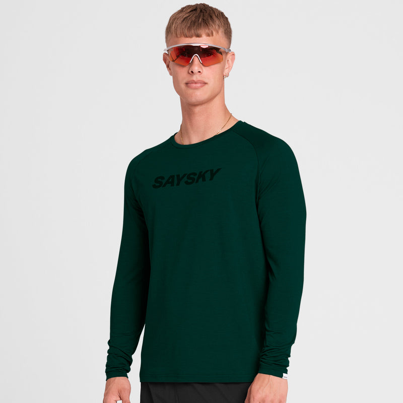Saysky Logo Pace Long Sleeve Vert 3010 OMRLS21C3010