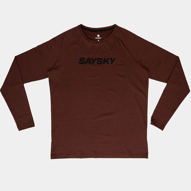 Saysky Logo Pace Long Sleeve Rouge 5008 OMRLS21C5008